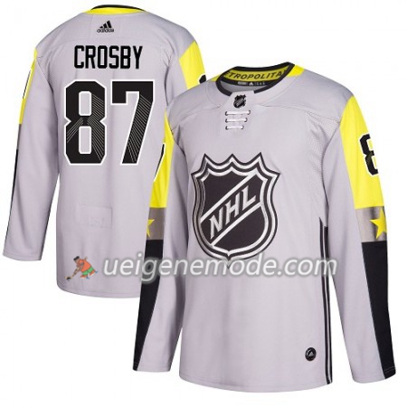Pittsburgh Penguins Trikot Sidney Crosby 87 2018 NHL All-Star Metro Division Adidas Grau Authentic